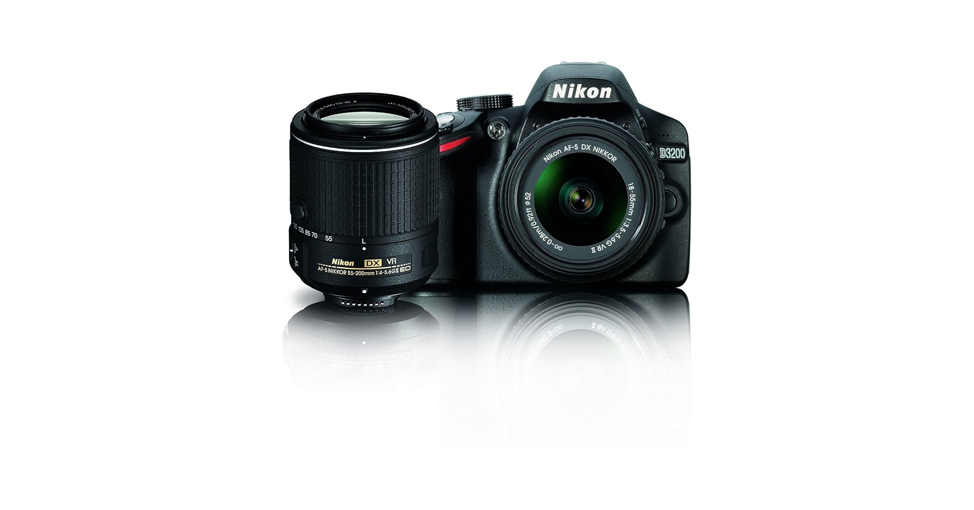 Nikon D3200 18-55 55-200 ダブルズーム Amazon.com : Nikon D3200 24.2 MP CMOS Digital SLR Camera